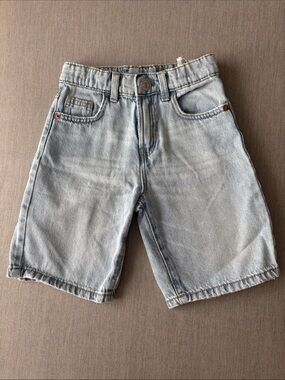 Zara Light Blue Kids Denim Shorts
